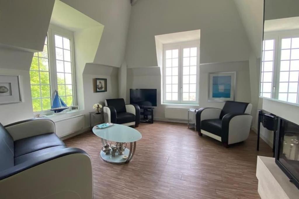 Le Grand Large Superbe Appartement Vue Sur Mer Hautot-sur-Mer Luaran gambar